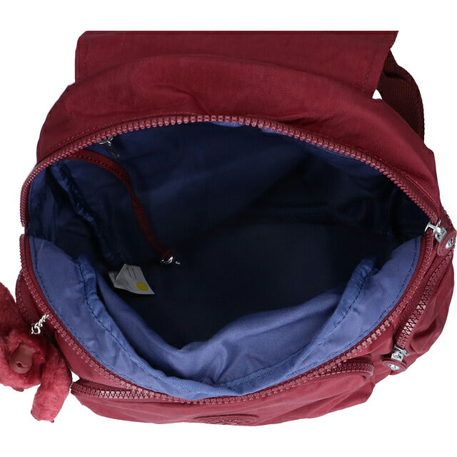 キプリング リュック レディース ブランド Kipling シティジップ S バックパック リュックサック スクールバッグ  KI3523-5FW Lounge Wine KI3523-5FW