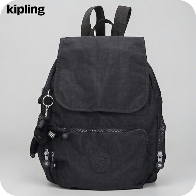 キプリング リュック レディース ブランド Kipling シティジップ S バックパック リュックサック スクールバッグ  KI3523-P39 Black Noir KI3523-P39