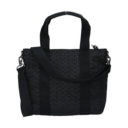 キプリング トートバッグ レディース ブランド Kipling アッセーニ ミニ ミニトートバッグ ロゴ ワンポイント 総柄 2WAY KI3572-K59 Signature Emb 黒 KI3572-K59