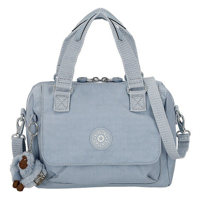 キプリング ハンドバッグ レディース ブランド Kipling KI36471QR ROBINS EGG ライトブルー 軽量 小さめ 手提げ 高級 おしゃれ プレゼント 女性 実用的 かわいい