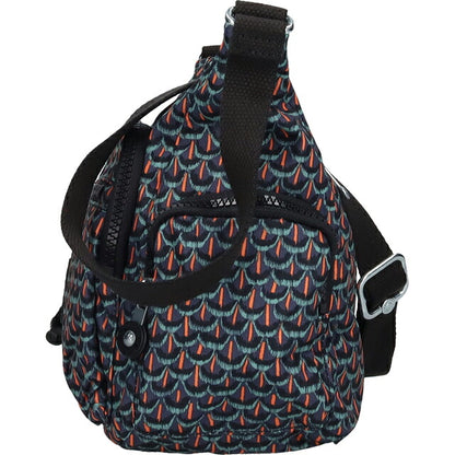 キプリング ショルダーバッグ レディース ブランド Kipling ギャビー S ロゴ ワンポイント 総柄 KI3759-7FP Geo Feather KI3759-7FP