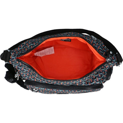 キプリング ショルダーバッグ レディース ブランド Kipling ギャビー S ロゴ ワンポイント 総柄 KI3759-7FP Geo Feather KI3759-7FP
