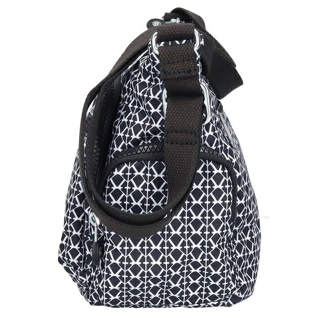 キプリング ショルダーバッグ レディース ブランド Kipling ギャビー S ロゴ ワンポイント 総柄 KI3759-DD2 Signature Print 黒 KI3759-DD2
