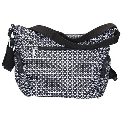 キプリング ショルダーバッグ レディース ブランド Kipling ギャビー S ロゴ ワンポイント 総柄 KI3759-DD2 Signature Print 黒 KI3759-DD2