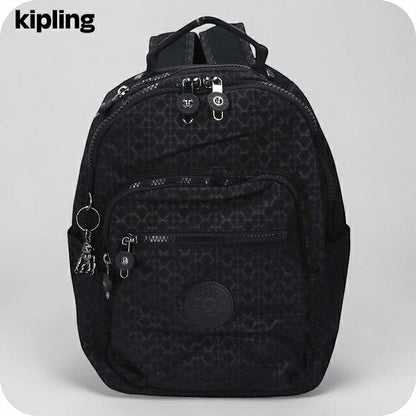 キプリング リュック レディース ブランド Kipling ソウル S バックパック リュックサック スクールバッグ  KI3789-K59 Signature Emb KI3789-K59