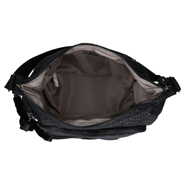 キプリング ショルダーバッグ レディース ブランド Kipling ガブ ロゴ ワンポイント 総柄 KI3945-K59 Signature Emb 黒 KI3945-K59