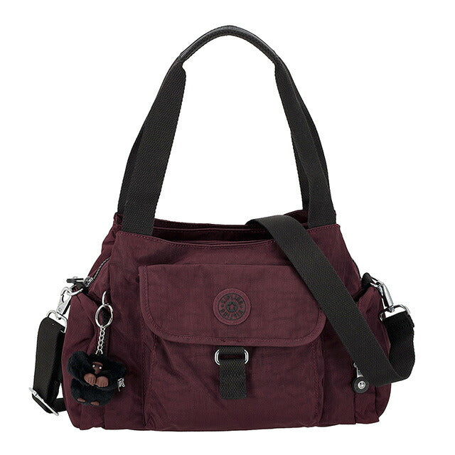 キプリング ハンドバッグ レディース ブランド Kipling KI41891QG MULBERRY MOCHA ボルドー 軽量 小さめ 手提げ 高級 おしゃれ プレゼント 女性 実用的 かわいい