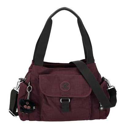 キプリング ハンドバッグ レディース ブランド Kipling KI41891QG MULBERRY MOCHA ボルドー 軽量 小さめ 手提げ 高級 おしゃれ プレゼント 女性 実用的 かわいい