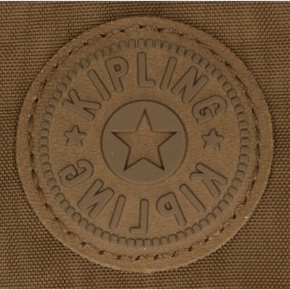 キプリング トートバッグ レディース ブランド Kipling アッセーニ S ロゴ ワンポイント 無地 2WAY KI4400-1NA Smooth Khaki KI4400-1NA