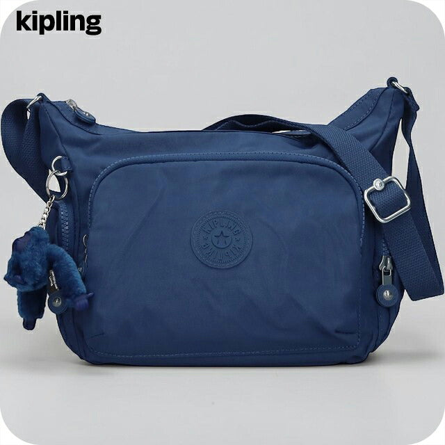 キプリング ショルダーバッグ レディース ブランド Kipling ガブ S ロゴ ワンポイント 無地 KI4493-5PZ Casual Blue KI4493-5PZ