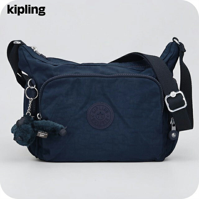 キプリング ショルダーバッグ レディース ブランド Kipling ガブ S ロゴ ワンポイント 無地 KI4493-96V Blue Bleu 2 KI4493-96V