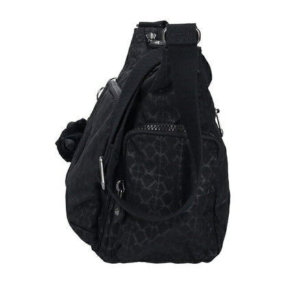 キプリング ショルダーバッグ レディース ブランド Kipling ガブ S ロゴ ワンポイント 総柄 KI4611-K59 Signature Emb 黒 KI4611-K59