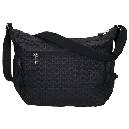 キプリング ショルダーバッグ レディース ブランド Kipling ガブ S ロゴ ワンポイント 総柄 KI4611-K59 Signature Emb 黒 KI4611-K59