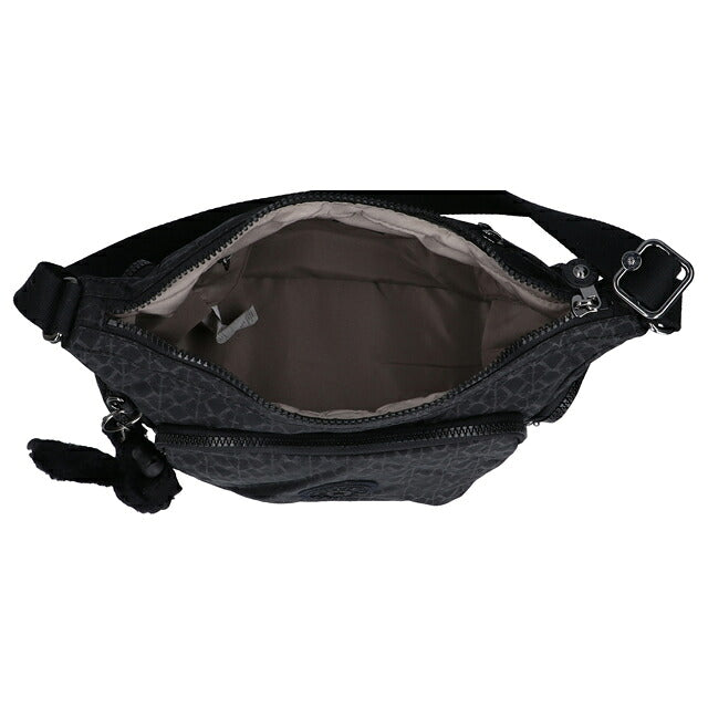 キプリング ショルダーバッグ レディース ブランド Kipling ガブ S ロゴ ワンポイント 総柄 KI4611-K59 Signature Emb 黒 KI4611-K59