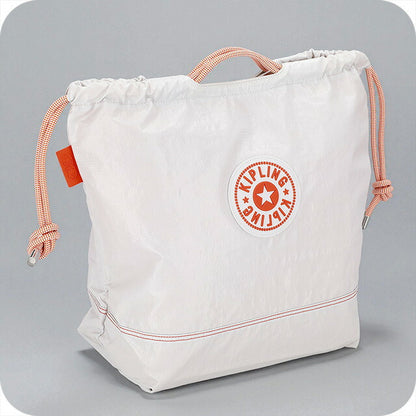 キプリング ハンドバッグ レディース ブランド Kipling KI5273U65 VIVID WHITE LAQ ビビッドホワイトラッカー 軽量 小さめ 手提げ 高級 おしゃれ プレゼント 女性 実用的 かわいい