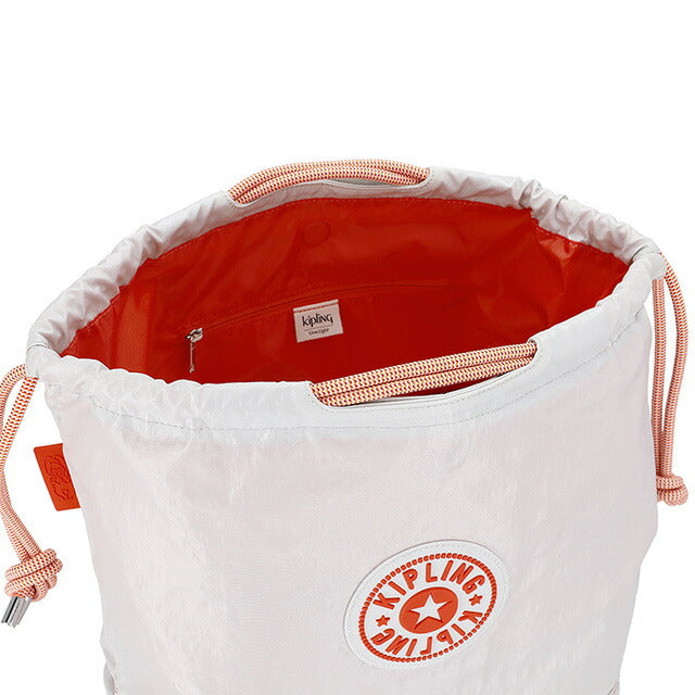 キプリング ハンドバッグ レディース ブランド Kipling KI5273U65 VIVID WHITE LAQ ビビッドホワイトラッカー 軽量 小さめ 手提げ 高級 おしゃれ プレゼント 女性 実用的 かわいい