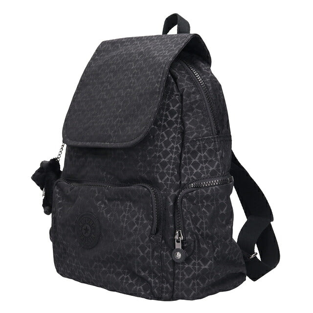キプリング リュック レディース ブランド Kipling シティジップ S バックパック リュックサック スクールバッグ  KI5634-K59 Signature Emb KI5634-K59