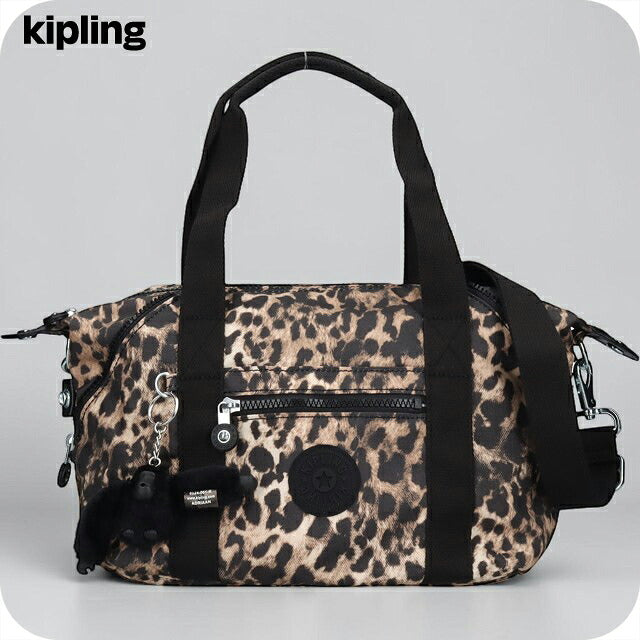 キプリング ボストンバッグ レディース ブランド Kipling アート ミニ ミニボストンバッグ 2WAY KI5656-6JP Wild Leopard KI5656-6JP
