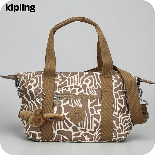 キプリング ボストンバッグ レディース ブランド Kipling アート ミニ ミニボストンバッグ 2WAY KI5656-9GD Cocktail Khaki KI5656-9GD