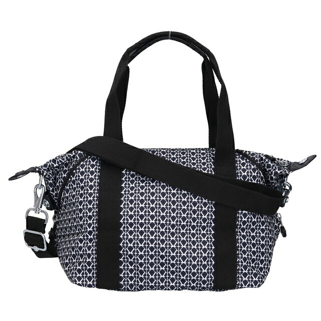 キプリング ボストンバッグ レディース ブランド Kipling アート ミニ ミニボストンバッグ 2WAY KI5656-DD2 Signature Print 黒 KI5656-DD2