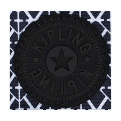 キプリング ボストンバッグ レディース ブランド Kipling アート ミニ ミニボストンバッグ 2WAY KI5656-DD2 Signature Print 黒 KI5656-DD2