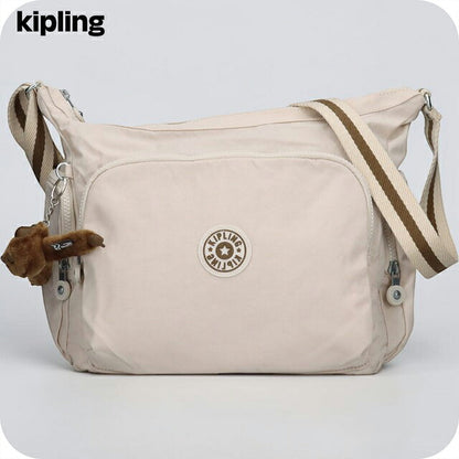 キプリング ショルダーバッグ レディース ブランド Kipling ガブ ロゴ ワンポイント 無地 KI5740-9LO Soft Sand KI5740-9LO