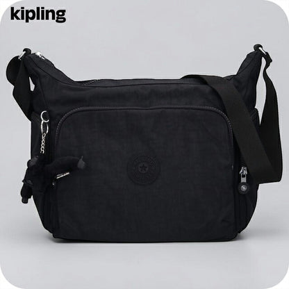キプリング ショルダーバッグ レディース ブランド Kipling ガブ ロゴ ワンポイント 無地 KI5740-P39 Black Noir 黒 KI5740-P39