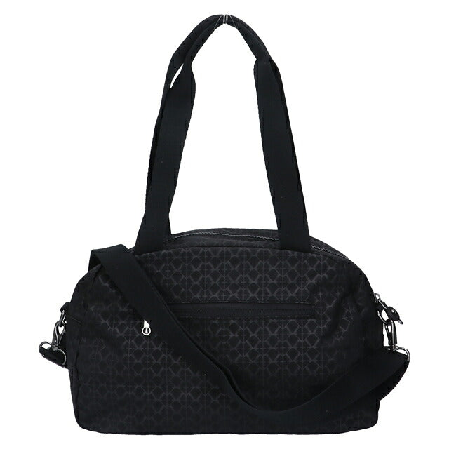 キプリング ボストンバッグ レディース ブランド Kipling クールデフィア ロゴ ワンポイント 総柄 2WAY KI6017-K59 Signature Emb 黒 KI6017-K59