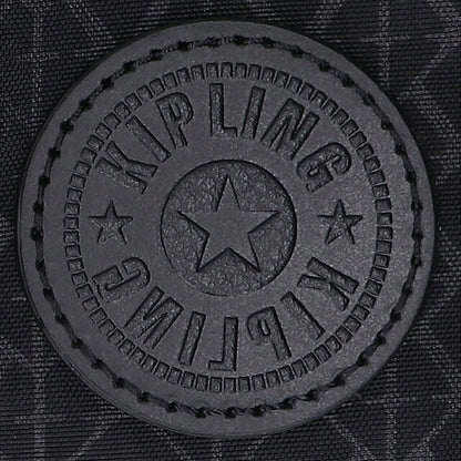 キプリング ボストンバッグ レディース ブランド Kipling クールデフィア ロゴ ワンポイント 総柄 2WAY KI6017-K59 Signature Emb 黒 KI6017-K59