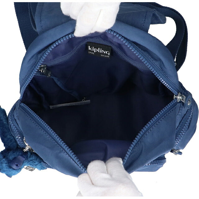 キプリング リュック レディース ブランド Kipling シティジップ ミニ バックパック リュックサック スクールバッグ  KI6046-5PZ Casual Blue KI6046-5PZ