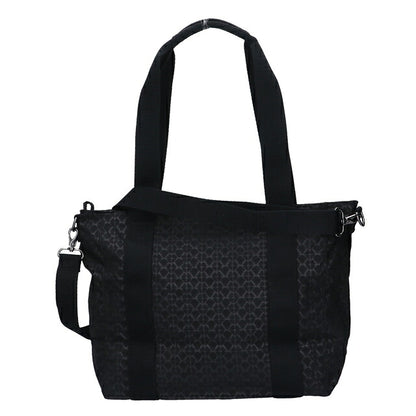 キプリング トートバッグ レディース ブランド Kipling アッセーニ S ロゴ ワンポイント 総柄 2WAY KI6232-K59 Signature Emb 黒 KI6232-K59