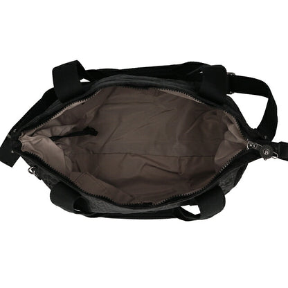 キプリング トートバッグ レディース ブランド Kipling アッセーニ S ロゴ ワンポイント 総柄 2WAY KI6232-K59 Signature Emb 黒 KI6232-K59