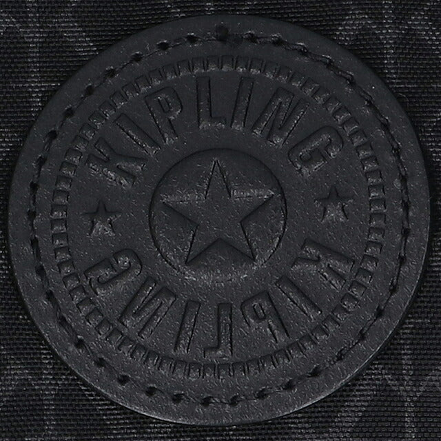 キプリング トートバッグ レディース ブランド Kipling アッセーニ S ロゴ ワンポイント 総柄 2WAY KI6232-K59 Signature Emb 黒 KI6232-K59