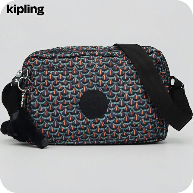 キプリング ショルダーバッグ レディース ブランド Kipling アバヌ M KI6237-7FP Geo Feather KI6237-7FP