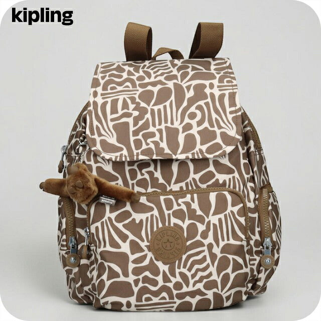 キプリング リュック レディース ブランド Kipling シティジップ S バックパック リュックサック スクールバッグ  KI6345-9GD Cocktail Khaki KI6345-9GD