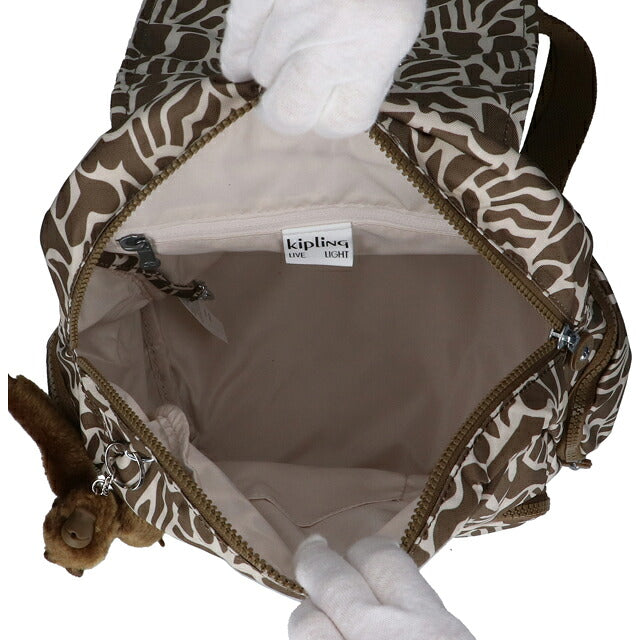 キプリング リュック レディース ブランド Kipling シティジップ S バックパック リュックサック スクールバッグ  KI6345-9GD Cocktail Khaki KI6345-9GD