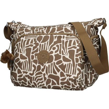 キプリング ショルダーバッグ レディース ブランド Kipling ガブ ロゴ ワンポイント 総柄 KI6525-9GD Cocktail Khaki KI6525-9GD