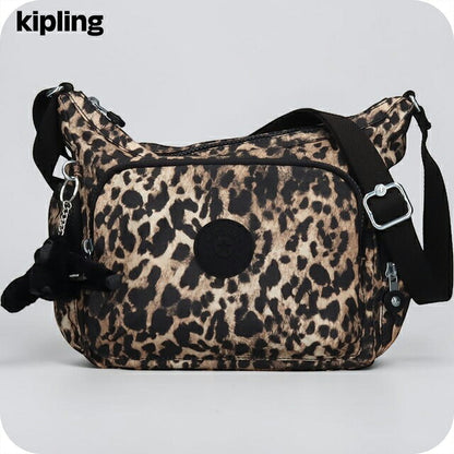 キプリング ショルダーバッグ レディース ブランド Kipling ガブ S ロゴ ワンポイント 総柄 ヒョウ・レオパード KI6607-6JP Wild Leopard KI6607-6JP