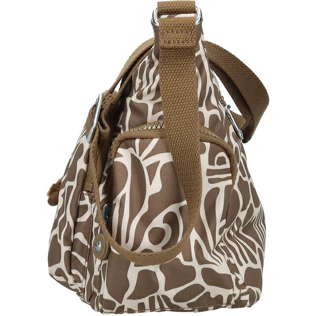 キプリング ショルダーバッグ レディース ブランド Kipling ガブ S ロゴ ワンポイント 総柄 KI6607-9GD Cocktail Khaki KI6607-9GD