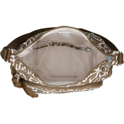 キプリング ショルダーバッグ レディース ブランド Kipling ガブ S ロゴ ワンポイント 総柄 KI6607-9GD Cocktail Khaki KI6607-9GD
