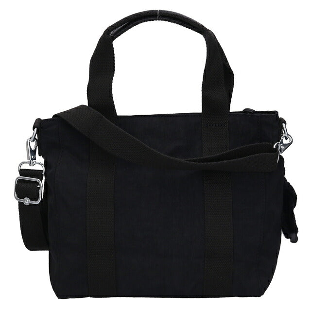 キプリング トートバッグ レディース ブランド Kipling アッセーニ ミニ ミニトートバッグ ロゴ ワンポイント 無地 2WAY KI7149-P39 Black Noir 黒 KI7149-P39