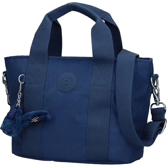 キプリング トートバッグ レディース ブランド Kipling ミンタ ロゴ ワンポイント 無地 2WAY KI7541-5PZ Casual Blue KI7541-5PZ