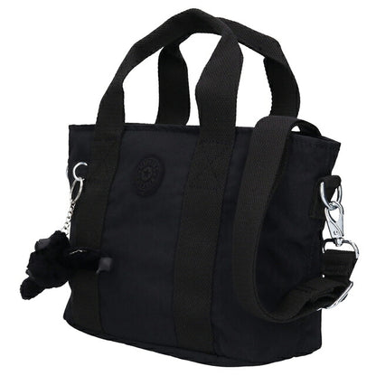 キプリング トートバッグ レディース ブランド Kipling ミンタ ロゴ ワンポイント 無地 2WAY KI7541-P39 Black Noir 黒 KI7541-P39