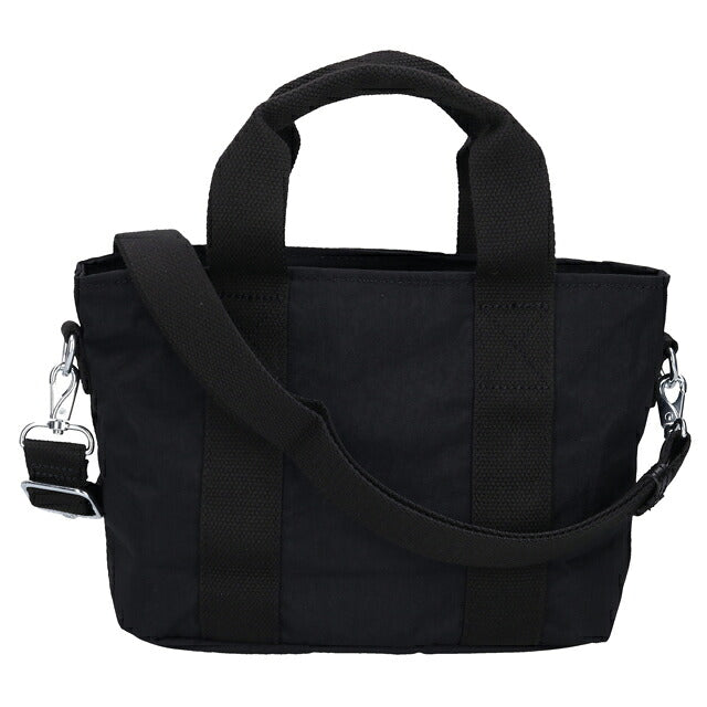 キプリング トートバッグ レディース ブランド Kipling ミンタ ロゴ ワンポイント 無地 2WAY KI7541-P39 Black Noir 黒 KI7541-P39