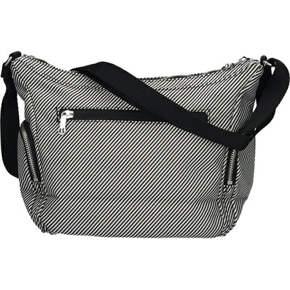キプリング ショルダーバッグ レディース ブランド Kipling ガブ S PE+ ロゴ ワンポイント 総柄 ストライプ KI8039-4SY Diagonal Jacquard 黒 KI8039-4SY