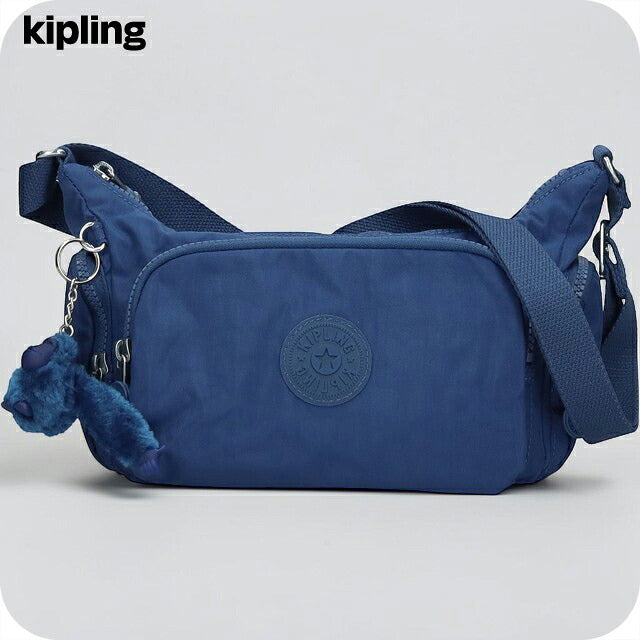 キプリング ショルダーバッグ レディース ブランド Kipling ガベット S ロゴ ワンポイント 無地 KI8115-5PZ Casual Blue KI8115-5PZ