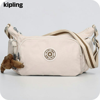 キプリング ショルダーバッグ レディース ブランド Kipling ガベット S ロゴ ワンポイント 無地 KI8115-9LO Soft Sand KI8115-9LO