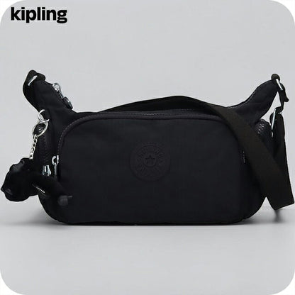 キプリング ショルダーバッグ レディース ブランド Kipling ガベット S ロゴ ワンポイント 無地 KI8115-P39 Black Noir 黒 KI8115-P39