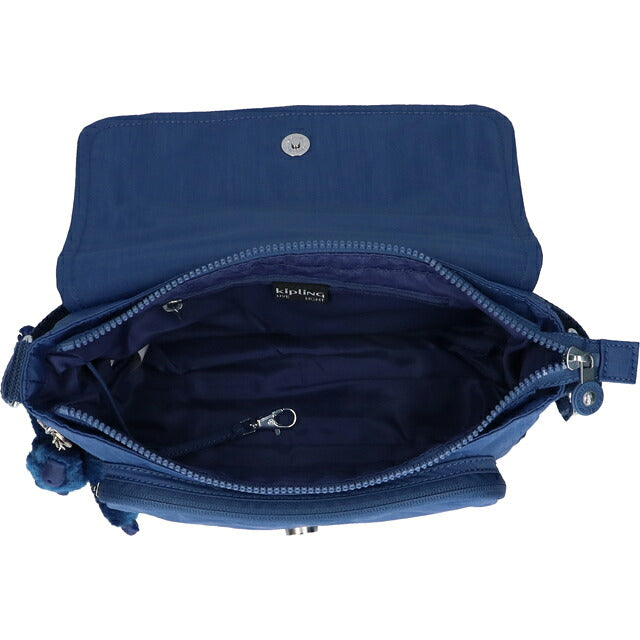 キプリング ショルダーバッグ レディース ブランド Kipling ダルマ B ロゴ ワンポイント 無地 KI8123-5PZ Casual Blue KI8123-5PZ