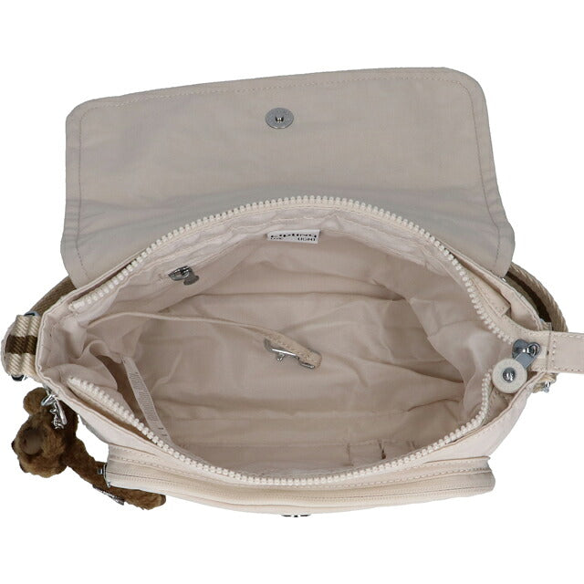キプリング ショルダーバッグ レディース ブランド Kipling ダルマ B ロゴ ワンポイント 無地 KI8123-9LO Soft Sand KI8123-9LO